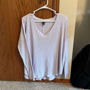 Lavender overhauled sweater